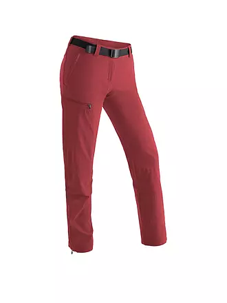 MAIER SPORTS | Pantalon de randonnée slim pour femmes Inara | dunkelrot